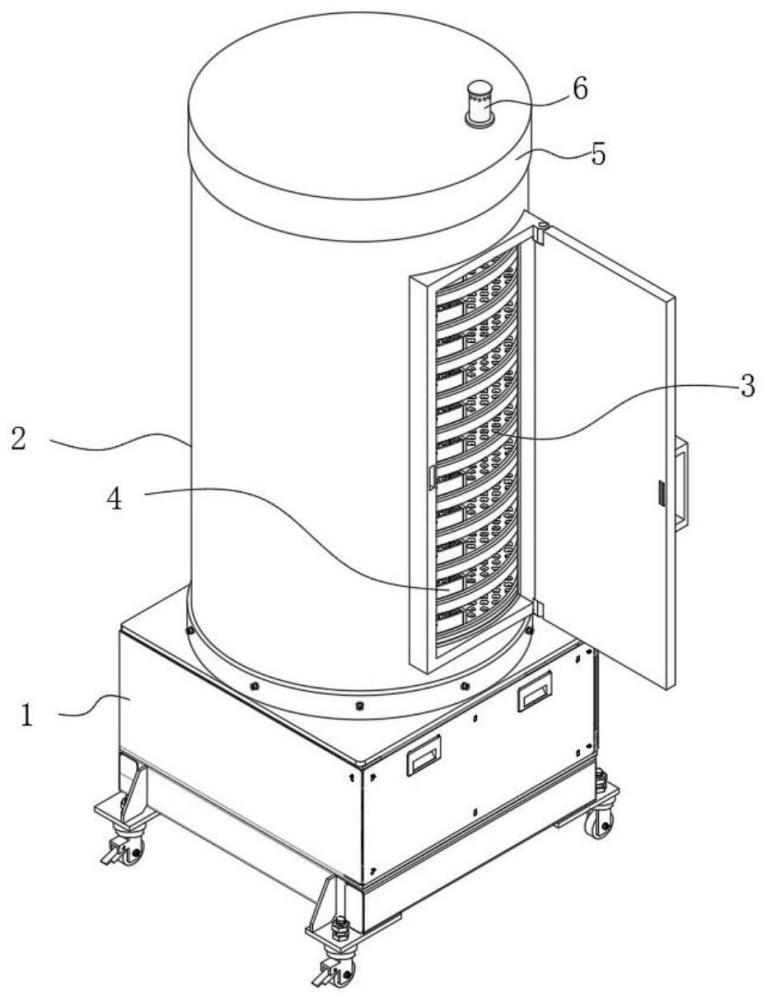 可旋转多向调节的推入式蒸柜的制作方法