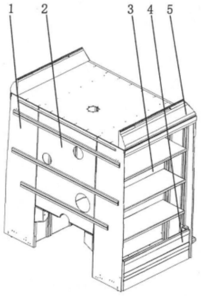 一种无骨架铝合金板式装配结构泵室的制作方法